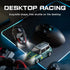 Moonzeamus KF33 1:64 2.4GHZ Scale Mini Drift RC Car with Full Proportional RTR Remote Control for Desktop Racing