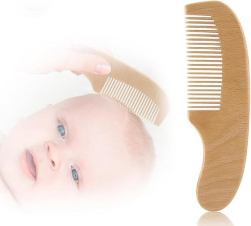 ZYMECH 3Pcs Set Set Personalised Baby Hairbrush & Comb Custom Engraved Baby Brush and Comb for Girls Personalized
