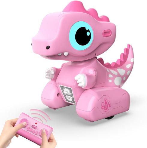 Remote Control Car, 2.4GHZ Remote Control Pink Dinosaur Toys for Kids 3-5,
