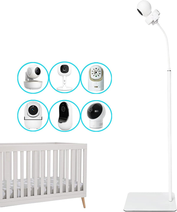 GUCHO Baby Monitor Mount Floor Stand Holder, Adjustable Universal Mount Compatible with Infant Optics, Vtech, and More