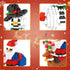 Christmas Building Block Set, 2024 Santa Claus and Snowman Character Set, 720 Pieces for Kids Over 9