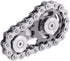 Osteczz Bike Chain Gear Fidget Spinner, Metal Sprocket Chain Fidget Toy Stress Anxiety