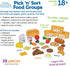 Learning Resources New Sprouts Pick and Sort Food Groups - 26 Piece Montessori Educational Toy for Kids 18+ Months