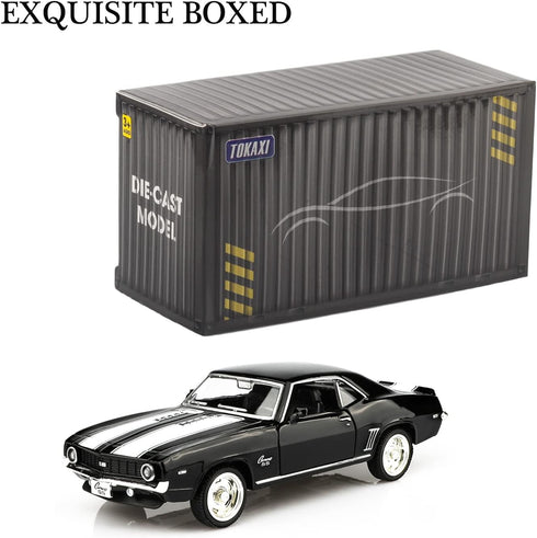 1/36 Scale Chevrolet 1969 Camaro SS Diecast Cars, Pull Back Vehicles, Cars Gifts for Boys Girls