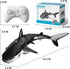 2.4GHz 1:18 Swimming 4 5 6 7 Remote Control Shark Toy for Pool, Scale High Simulation RC Shark with Light & Spray