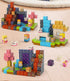 FXLYNAF 84-Piece 0.8in Set, Magnetic Blocks, Build Prince&Princess Magnet Game Stacking Building Blocks Cubes Magnets