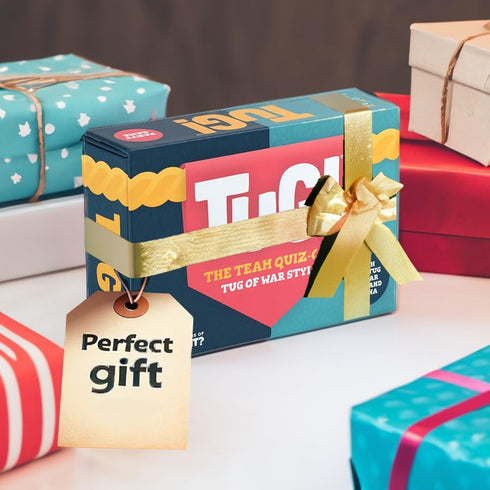 Trivia Battle Board Game for 2-20 Players - Tuga War in a Box, 1400 Questions for Family, Couples, and Teens