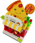 Gearblox Set Pizza Shop Street City View Mini House Festival Micro Building Toy Blocks for Home Decor Toys Gifts