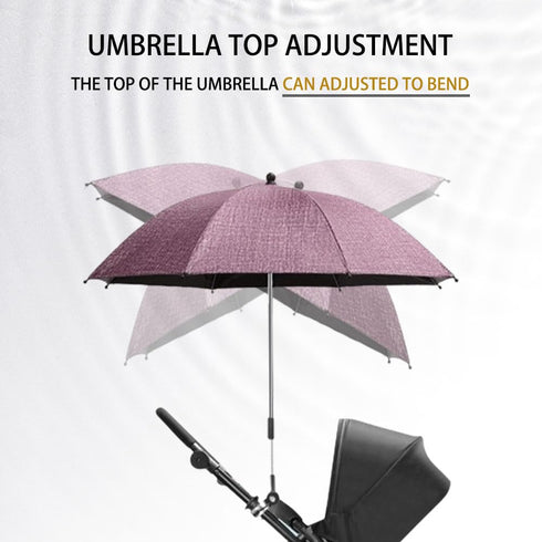 Nakazawa Convenient and Lightweight, Clip-On, Adjustable Steering, Universal, Umbrella Baby Stroller, Stroller Umbrella