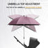 Nakazawa Convenient and Lightweight, Clip-On, Adjustable Steering, Universal, Umbrella Baby Stroller, Stroller Umbrella