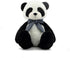 12" Black Panda Bear Stuffed Animal, Soft Plush Toy for Boys and Girls, Cuddly Gift for Newborns and Kids