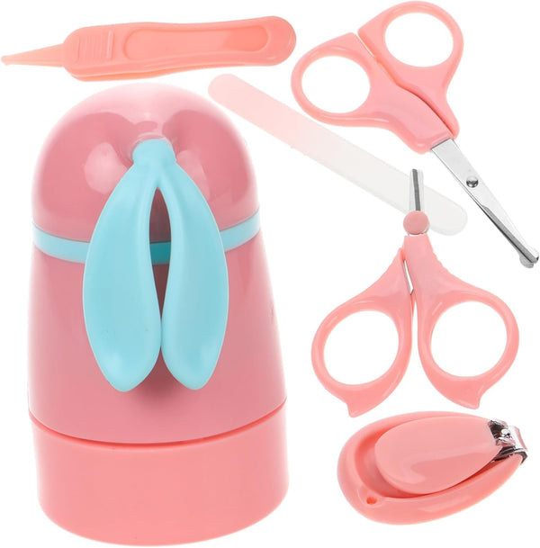 Nail Clippers Grooming Kit Cute Case for Newborns Tools for Manicure Pedicure