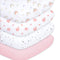 Plushii Crib Sheets for Baby Girls 4 Pack, 28"x 52" Extra Soft