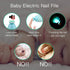 YYINHUI Trimmer Baby Nail File with Light Safe Electric Nail Clippers Kit for Newborn Infant Toddler Kids Toes