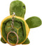 Green Mini Tortoise Plush Toy, Cute Sea Turtle Keychain Pendant, Cartoon Plush Doll for Birthday Gift Bag Accessories