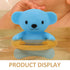 Bath Thermometer Bear Shape, Shower Thermometer with Water Temperature Detection, Safe Bathing Accessory for Care