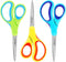LIVINGO 7 Inch Student Scissors for School | 3 Pack Sharp Pointed Tip Scissors for Kids and Classroom Use