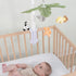 12 The Peanutshell Crib Mobile for Boys or Girls - White Musical Baby Crib Mobile with Lullabies, Jungle Animal, Baby