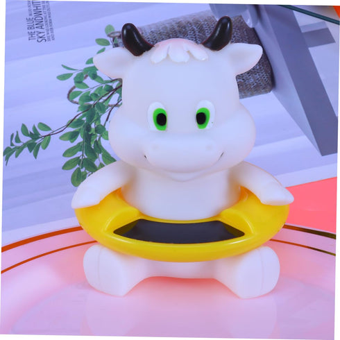 ibasenice Floating Bath Thermometer Cartoon Animal Tub for Safe Water Temperature Monitoring and Bathtub Calf Shape Fun