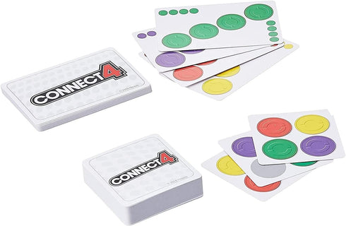 Hasbro Gaming Jeux Enfants Connect 4 Card Game - 4-in-A-Row for Kids Ages 6+, 2-4 Players