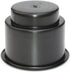 3 5/8 Black Jumbo Cup Boat RV Car Truck Poker Pool Table Inserts - Large Size, 2 Pack