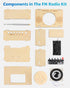 Poraxy 8-12 12-14, 8-10, 9 11 13 15 16+ Science Kits for Kids Age STEM Kits Build Your Own FM Radio Kit, Electronic DIY