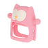 3+ Nuby Silicone Wrist Grip Teething Mitten - Months, Pink Owl