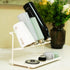 Countertop Kitchen Bottle Drying Rack with Drain Tray, 12.4 x 7.09 inch