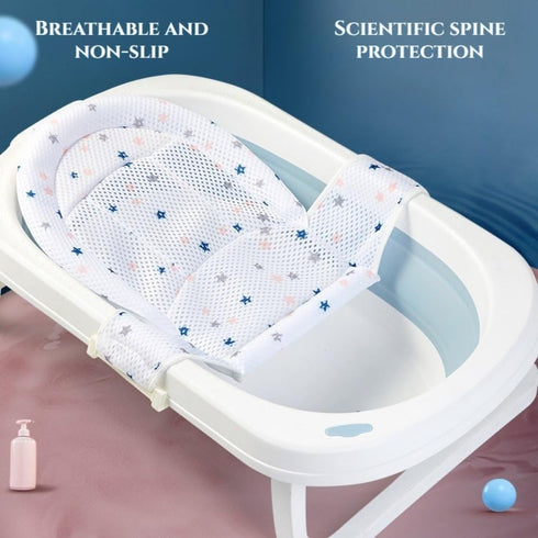 Adjustable Foldable Bath Protector Mat for Newborns
