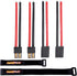 Hobbypark RC Battery Adapter Connector - Male & Female with 12AWG Silicone Cable Wire Extension Lead