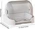 Generic Bottle Drying Organizer - Rack Container With Lid, Nursery Storage Accessories, Pacifier Dish Cup Components