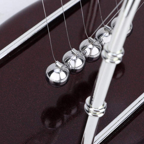 Fdit Classic Balance Balls, 5 Pendulum Balls Demonstrate Physics Laws, Desk Decor for Home and Office
