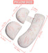 Oskeray Pregnancy Maternity Pillow for Sleeping, Support for HIPS, Backs, Legs, with Detachable and Adjustable Cover