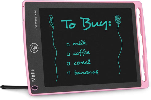 Mafiti 8.5 Inch LCD Writing Tablet - Portable Electronic Doodle Board for Kids - Gifts for Girls - Pink