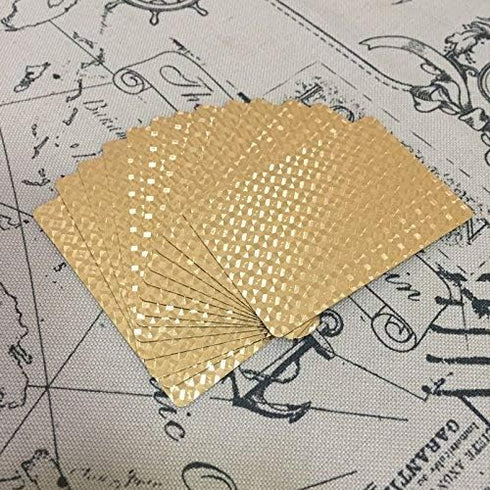 EAY Gold Deck of Cards - Waterproof Playing Cards, Poker Cards, Washable & Flexible for Party & Game