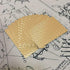 EAY Gold Waterproof Playing Cards - Perfect for Parties and Outdoor Fun