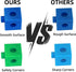 QUYSK 300 Counting Pcs Linking Cubes for Kids - Blocks with Storage Boxes, Connecting Cubes Math Manipulatives