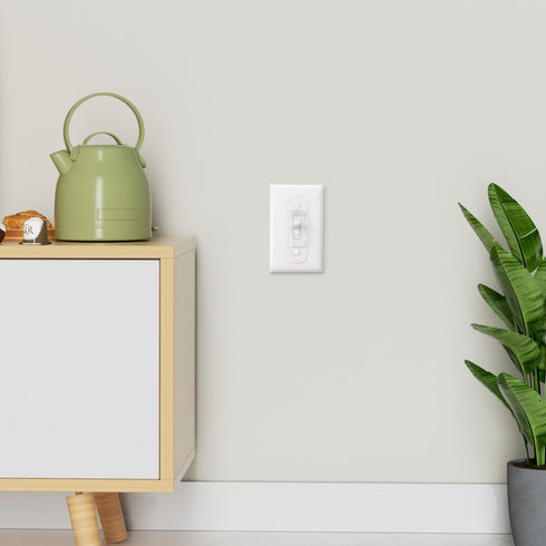 Wall Switch Guard, Childproof Light Switch Cover Guard, Toggle Style, Clear