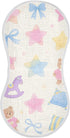 tplaotee Cute Colorful Star-Shaped Wooden Horse Bear Cotton burping Cloth Easy Care Baby