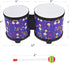 Bongo Floor Tom Drums Set for Kids, Children Percussion Music Instrument with 2 Mallets