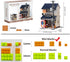 Set 1219pcs RAVAYO Japanese Tea House Mini Building with LED - Japanese Street View Simulation Architecture