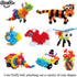 640pcs Building Blocks Connect Toys, Basic Mix Construction STEM Assembling Educational Interlocking Toys for Boy Age 3 4 5
