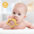 3-6 6-12 Socub Silicone Baby Teether Toys for Infants Months, BPA Free Anti-Drop Silicone Mitten Teething Toy, Baby