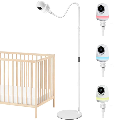 Derebir Upgraded Baby Monitor Floor Stand Holder Mount Compactible with Babysense HDS2 /