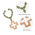 Silicone Ten-Year Rosary, Cross Baptism Silicone Rosary, Baby Rosary Teether, Baby Shower Baptism Party Supply, Kids