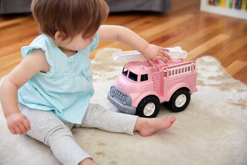 Pink Fire Engine Toy for Kids