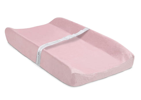 Pink Plush Cover Contoured Changing Pad by Delta Children