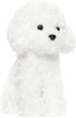 White Toy Poodle Stuffed Animal Dog, Plush Toy for Kids and Babies, Perfect Birthday & Easter Gift, 12.6"