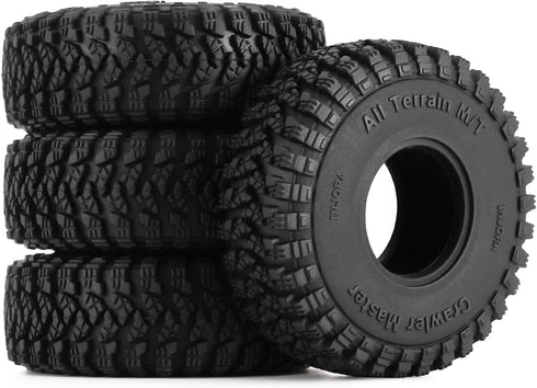 INJORA 1.0 Tires-S3 All Terrain Crawler Tires - Upgrade Parts for TRX4M SCX24 AX24 FCX24, 58 * 20mm