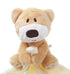 Ktdzone Newborn Infant Reassure Towel Baby Sleeping Toys Children Appease Towel Cloth with Baby Bear Doll Can Bite